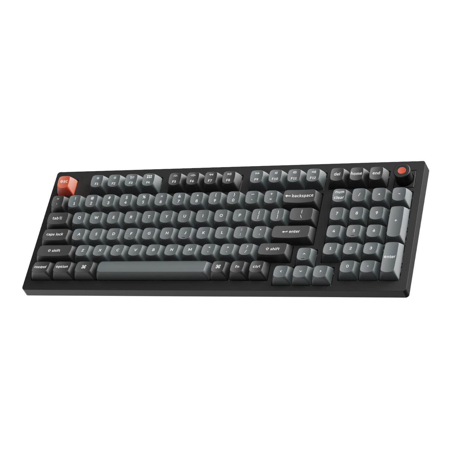 Keychron V5 Ultra 96% 8K Red Switch Hot-Swapple Silk POM RGB Wireless Keyboard-3