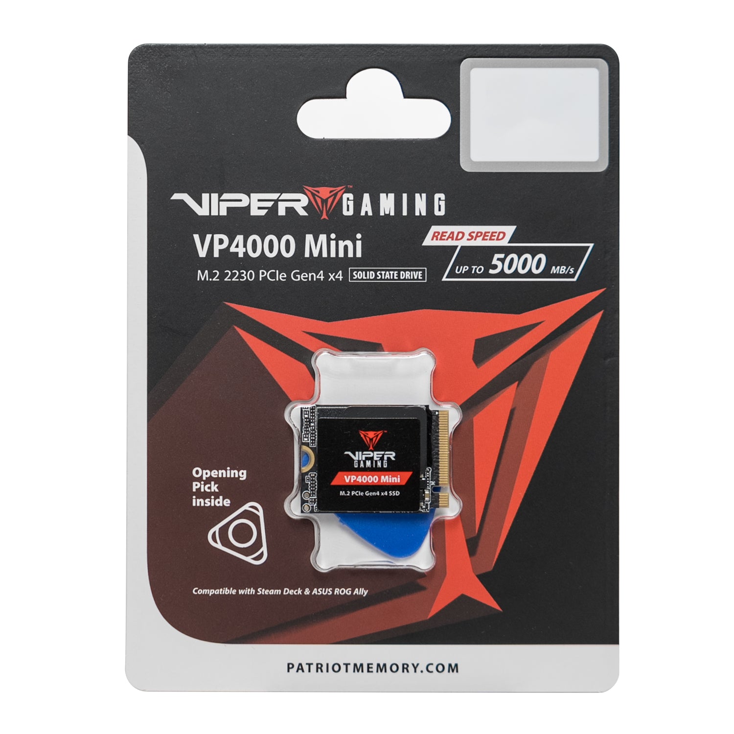 Patriot Viper VP4000 Mini 500GB M.2 2230 PCIe Gen4x4 SSD-4