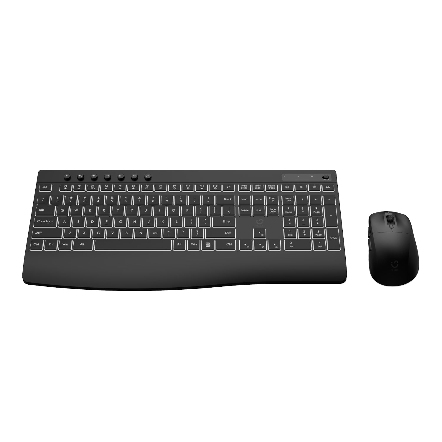 WINX DO Business Backlit Wireless Keyboard and Mouse Combo-1