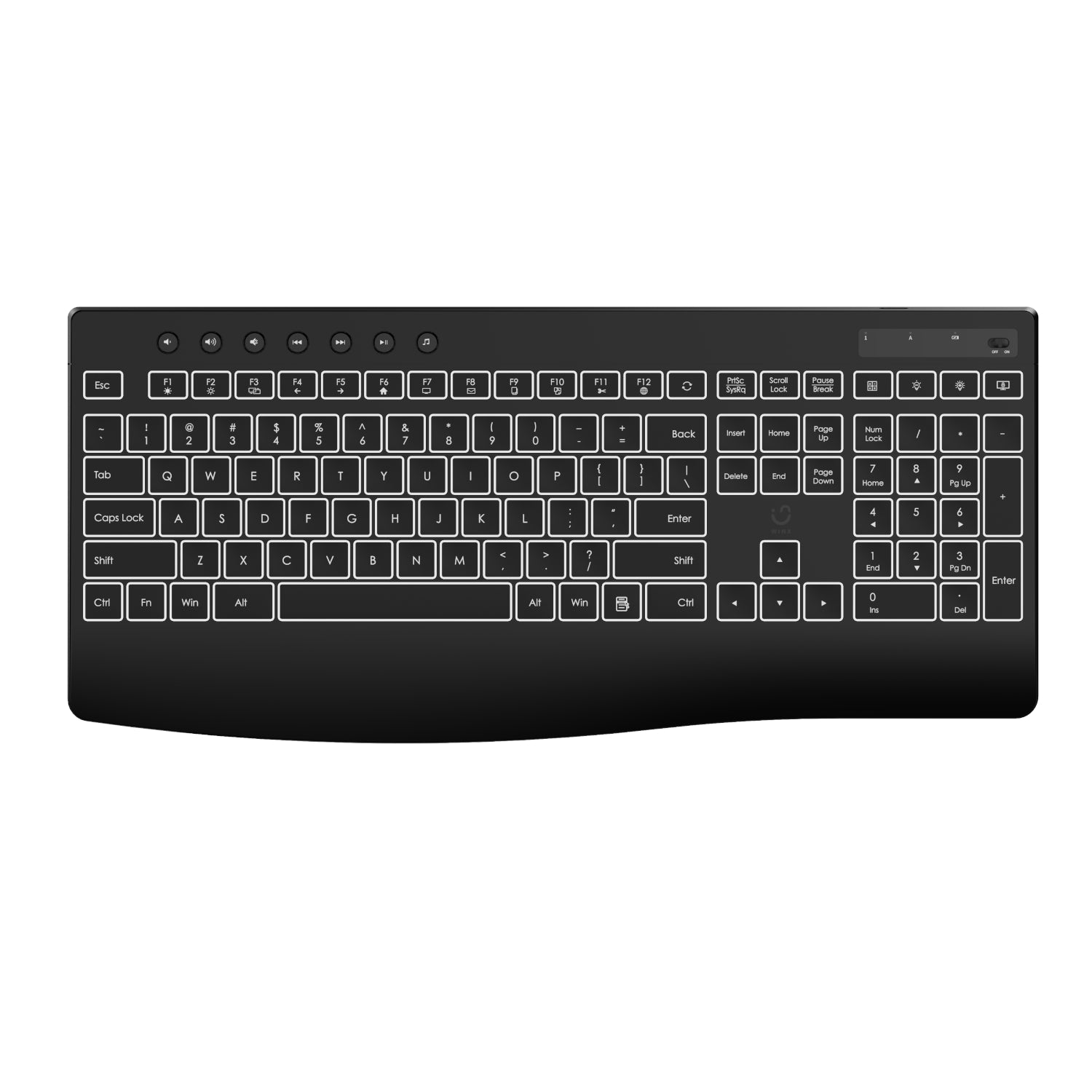 WINX DO Business Backlit Wired Keyboard and Mouse Combo-2