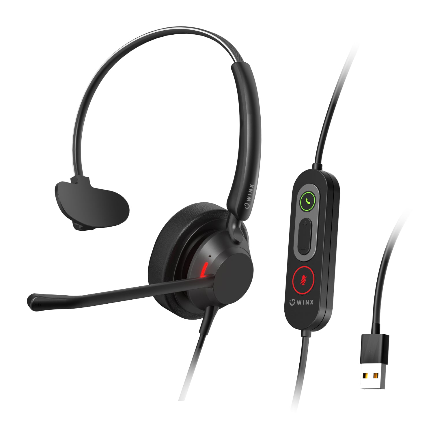 WINX CALL Pro 2 Mono AI Noise Cancelling Headset-0