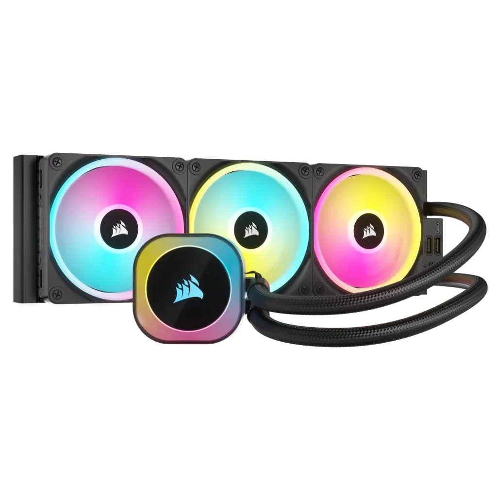 CORSAIR iCUE LINK TITAN 280 RX RGB Liquid CPU Cooler - RX140 RGB Fans – Fits Intel® LGA 1851/1700; AMD® AM5/AM4 – iCUE LINK Syst