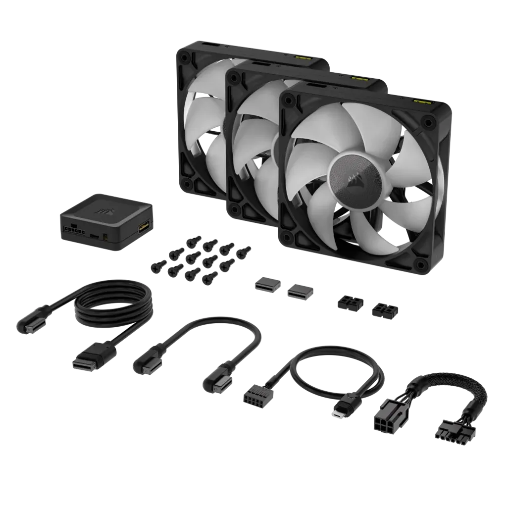 CORSAIR RX RGB Series; iCUE LINK RX120 RGB; 120mm Fan; Triple Pack