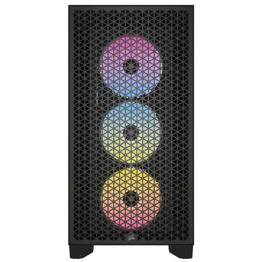 3000D RGB Tempered Glass Mid-Tower- Black