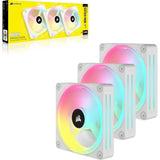 CORSAIR iCUE LINK QX120 RGB 120mm PWM Fans Starter Kit - White