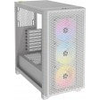 3000D RGB Tempered Glass Mid-Tower- White