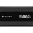 Corsair RM Series™ RM650e — 650 Watt 80 PLUS Gold Fully Modular ATX PSU; ATX 3.1 and PCIE 5.1 ; 7yr Warranty