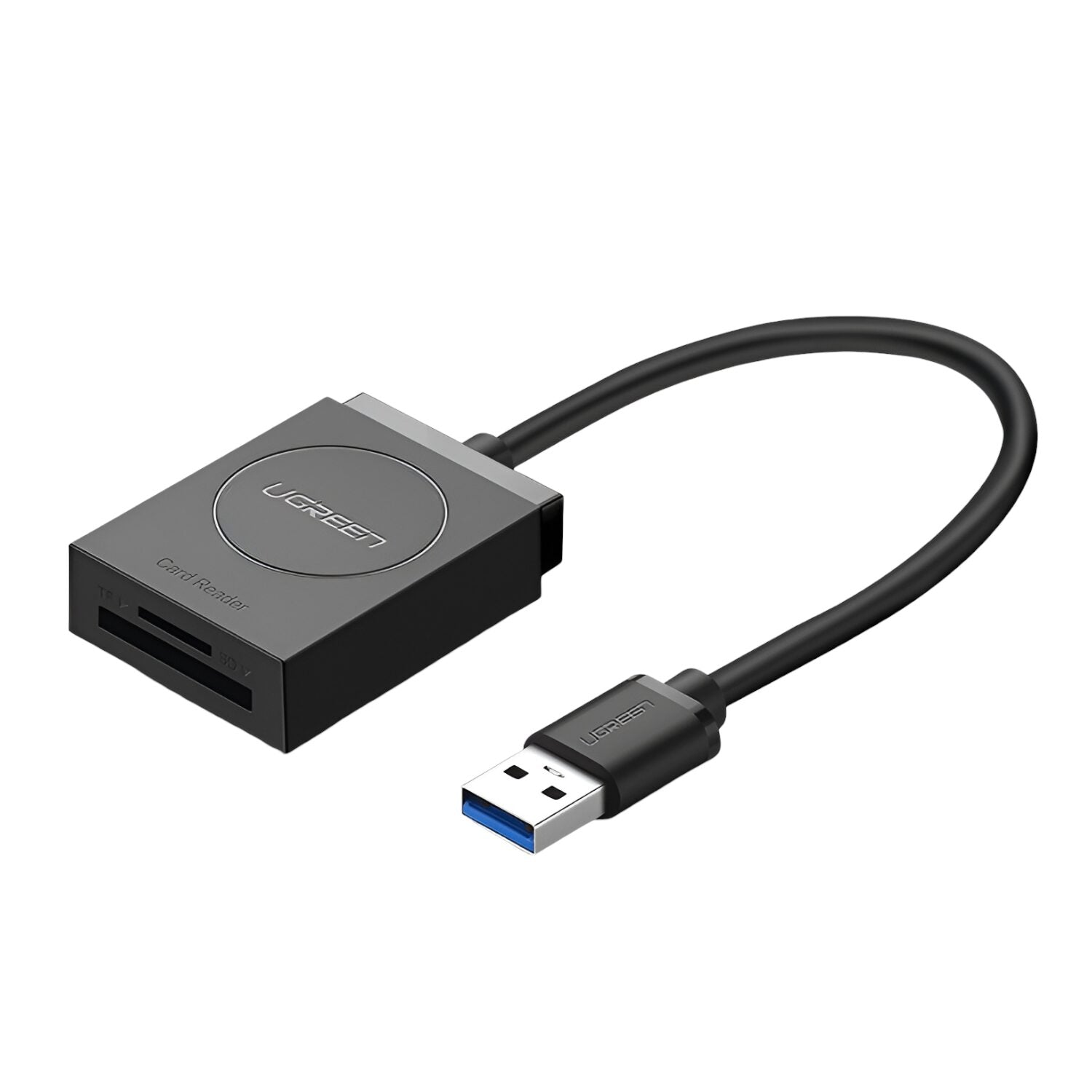UGREEN USB 3.0 Dual Slot Card Reader for SD/TF Cards – 5Gbps Data Transfer-0