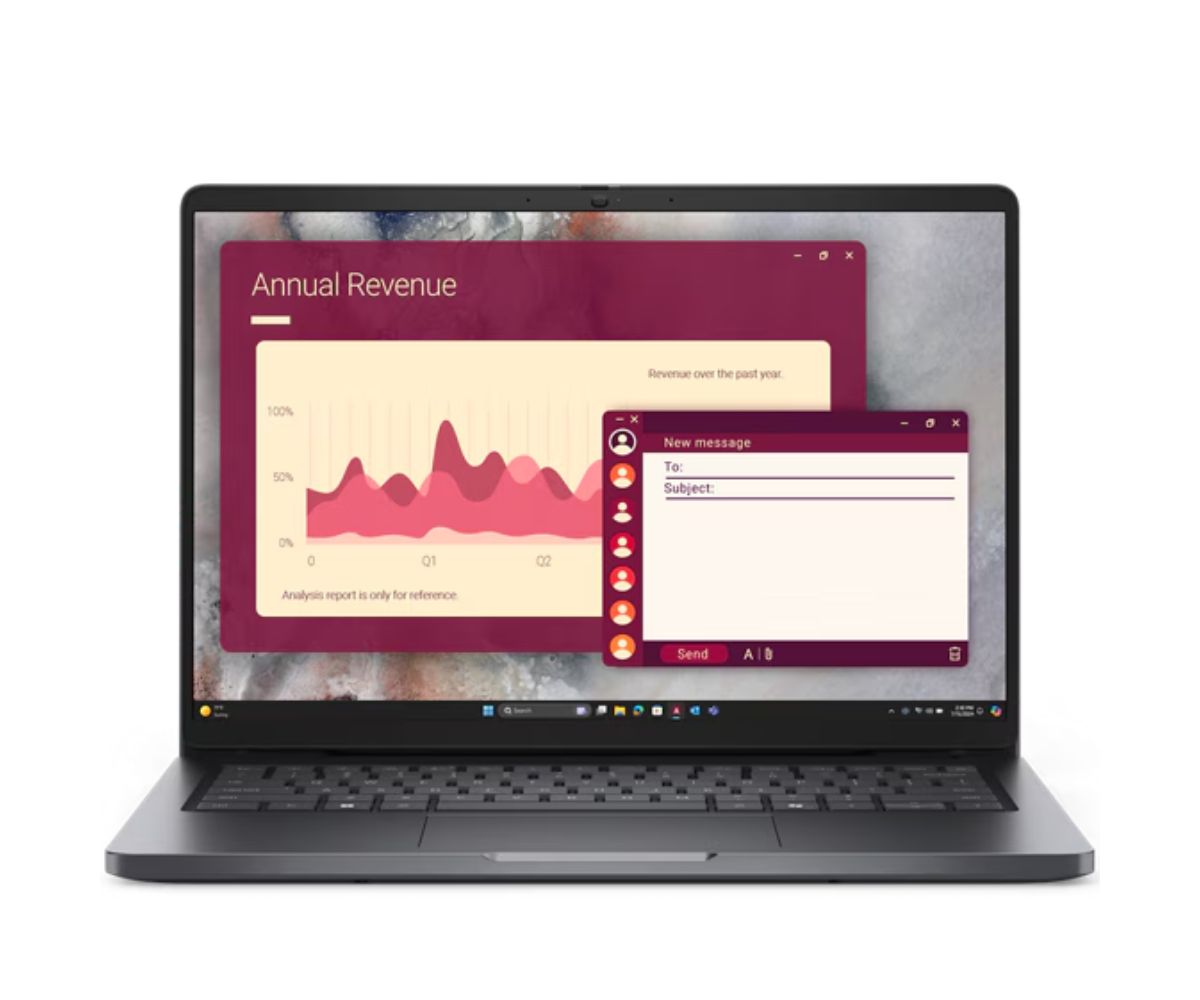 Dell Pro 14 PC14250/U5 235U/16GB/512GB SSD/14.0" FHD+/Integrated/FgrPr/FHD/IR Cam/Mic/WLAN + BT/Backlit Kb/3 Cell/W11Pro/ 3Y ProSpt-0