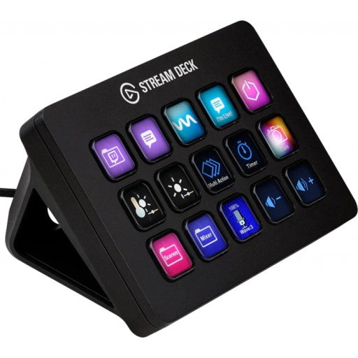 Elgato Stream Deck MK.2 - Tactile Control Interface; 15 Customizable LCD Keys