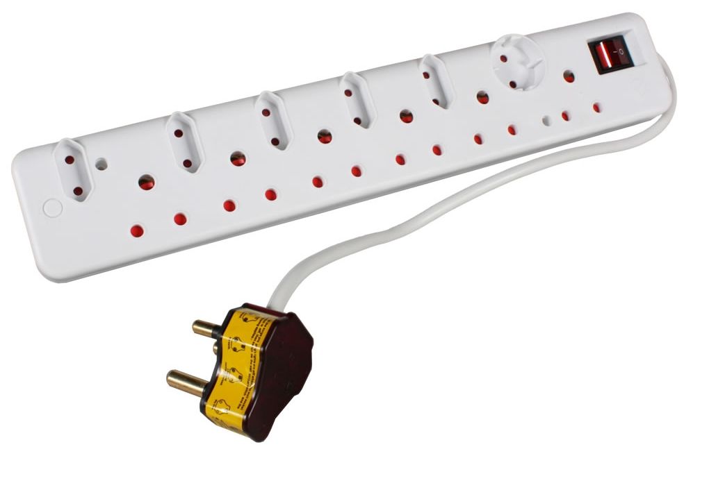 Ellies 12 Way High Surge Multiplug 0.5M