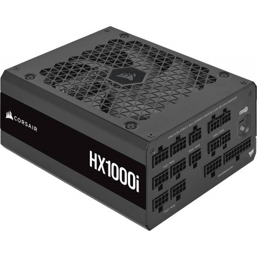 Corsair HX Series™ HX1000i — 1000 Watt 80 PLUS® Platinum Certified Fully Modular PSU; ATX 3.0; 10yr Warranty.