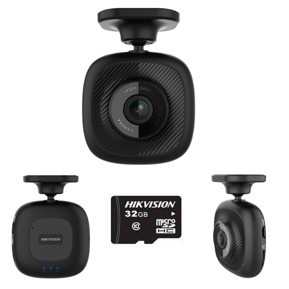 Hikvision Dashcam B1 - 1080p Full HD recording with Built-in G-sensor +32GB SD CARD (UNBOXED DEAL)