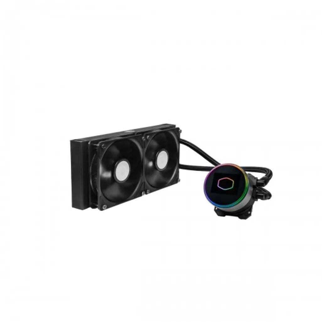 Cooler Master MasterLiquid ML240, All-in-one liquid cooler, 12 cm, 62 cfm, Black