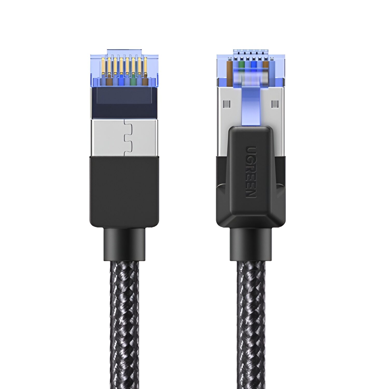 UGREEN Cat8 Nylon Braided Ethernet Cable - 40Gbps with Modular Plugs - 3m-1