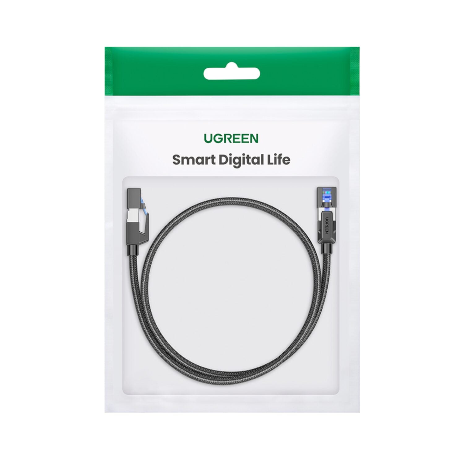 UGREEN Cat8 Nylon Braided Ethernet Cable - 40Gbps with Modular Plugs - 5m-4