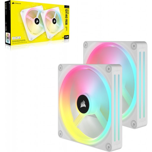 CORSAIR iCUE LINK QX140 RGB 140mm PWM Fans Starter Kit - White