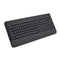 Logitech - SIGNATURE K650 integrated soft-touch palm rest; full-size layout; dedicated mic mute key; multi-OS; Bluetooth- Graphi