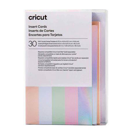 2009468 - Cricut Insert Cards Princess R40 (12;1 Cm X 16;8 Cm) 30-Pack