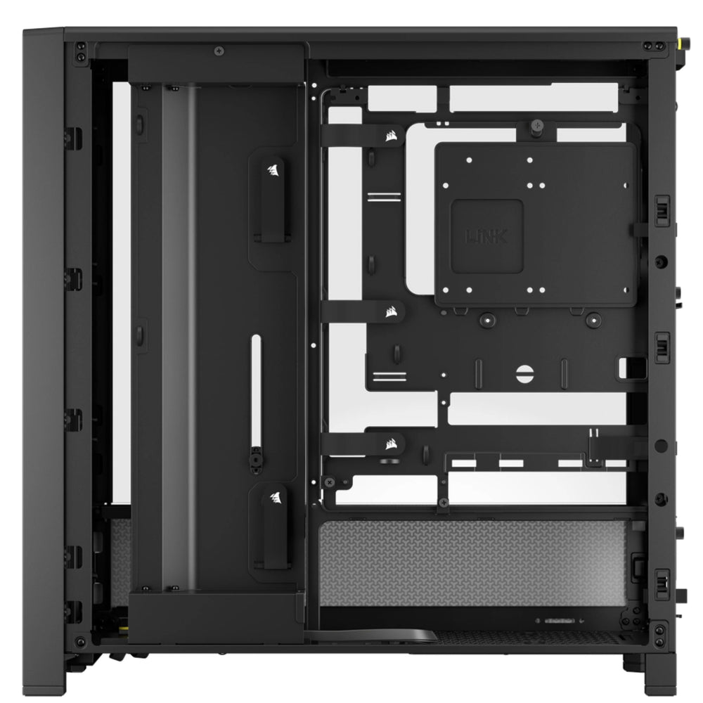 Corsair Frame 4000D Mid-Tower ATX PC Case - Black Tempered Glass Cover