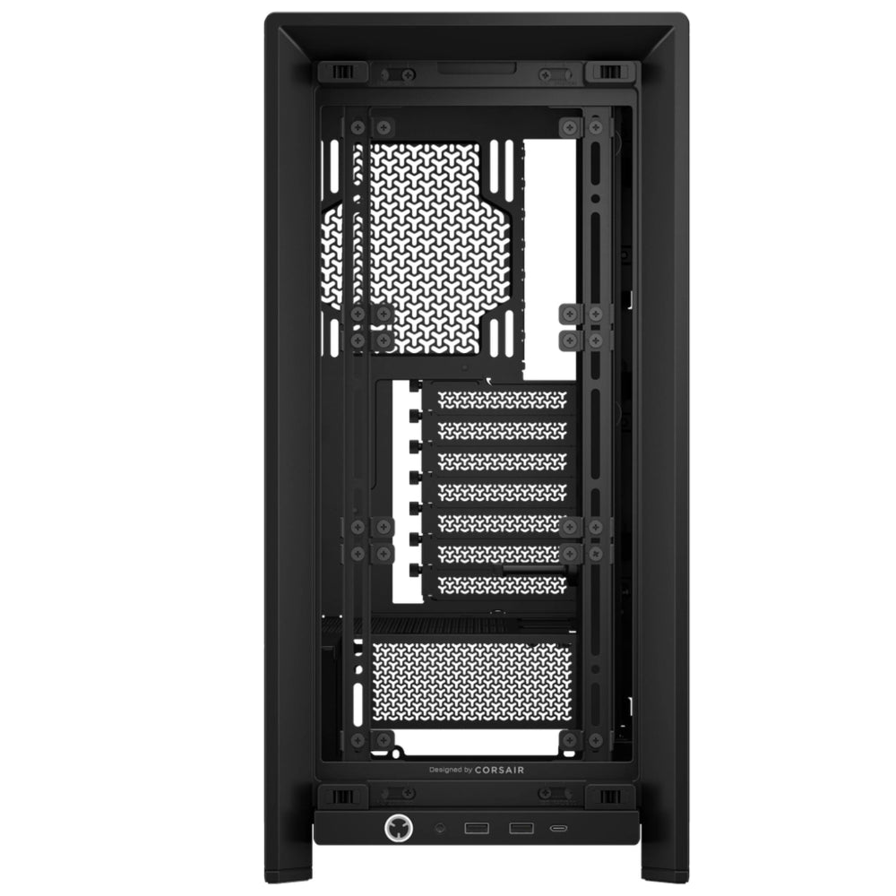 Corsair Frame 4000D Mid-Tower ATX PC Case - Black Tempered Glass Cover