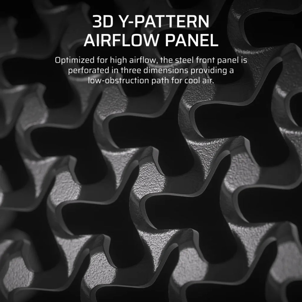 Corsair Frame 4000D Mid-Tower ATX PC Case - Black Tempered Glass Cover