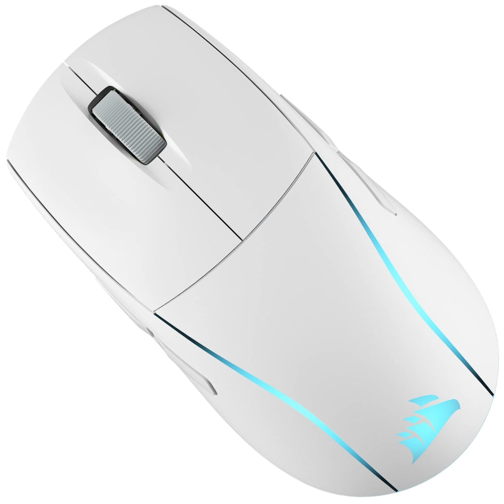 Corsair M75 Wireless Lightweight RGB Gaming Mouse;Slip[stream + Bluetooth; White.