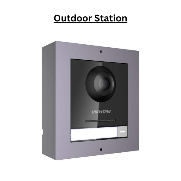 IP VIDEO INTERCOM KIT FOR VILLA OR HOUSE 1 BUTTON