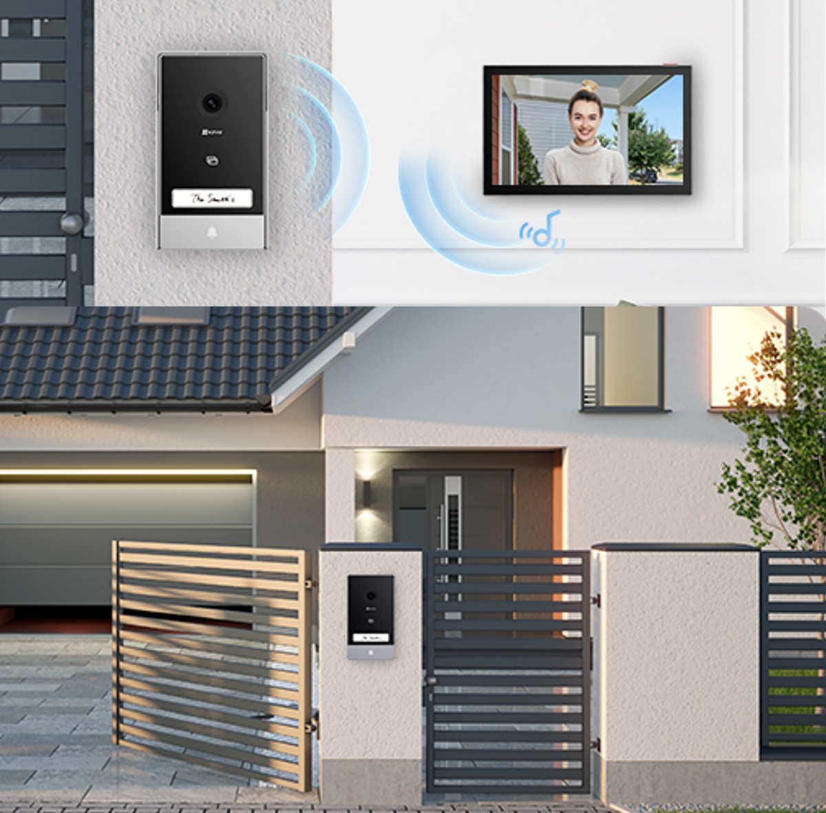 EZVIZ HP7 2K Smart Home Video Doorphone Remote Door/Gate Unlock system