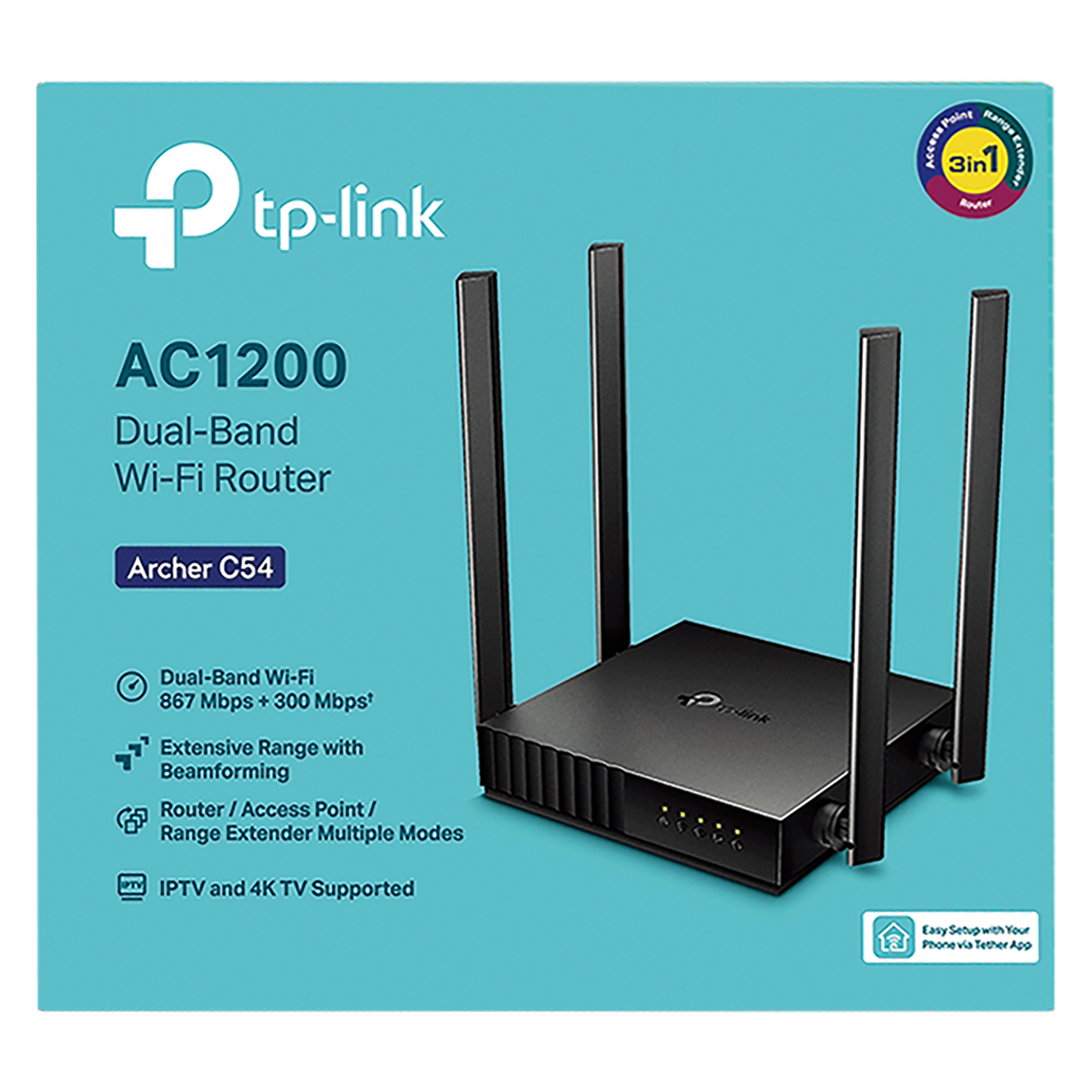 TP-Link Archer C54 AC1200 Dual Band Wi-Fi Router