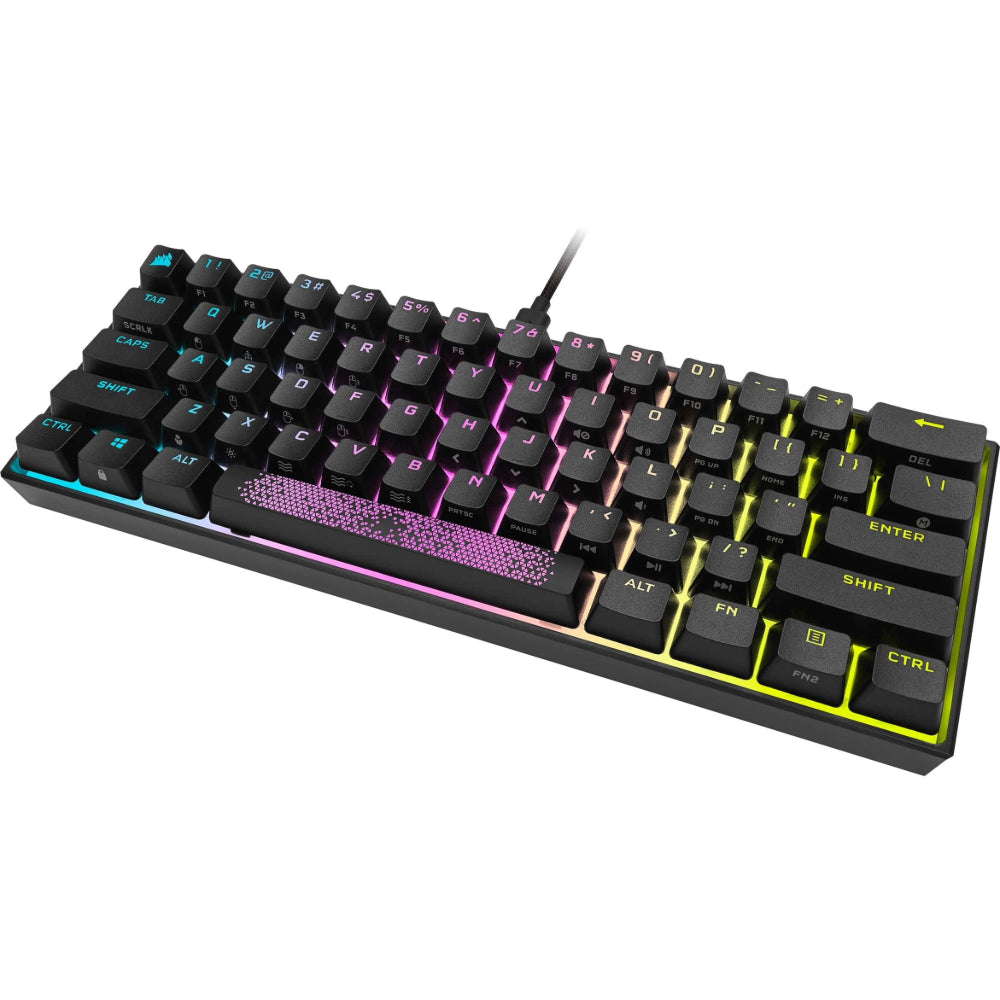 Corsair K65 Mini RGB 60%; Cherry MX speed mechanical switches