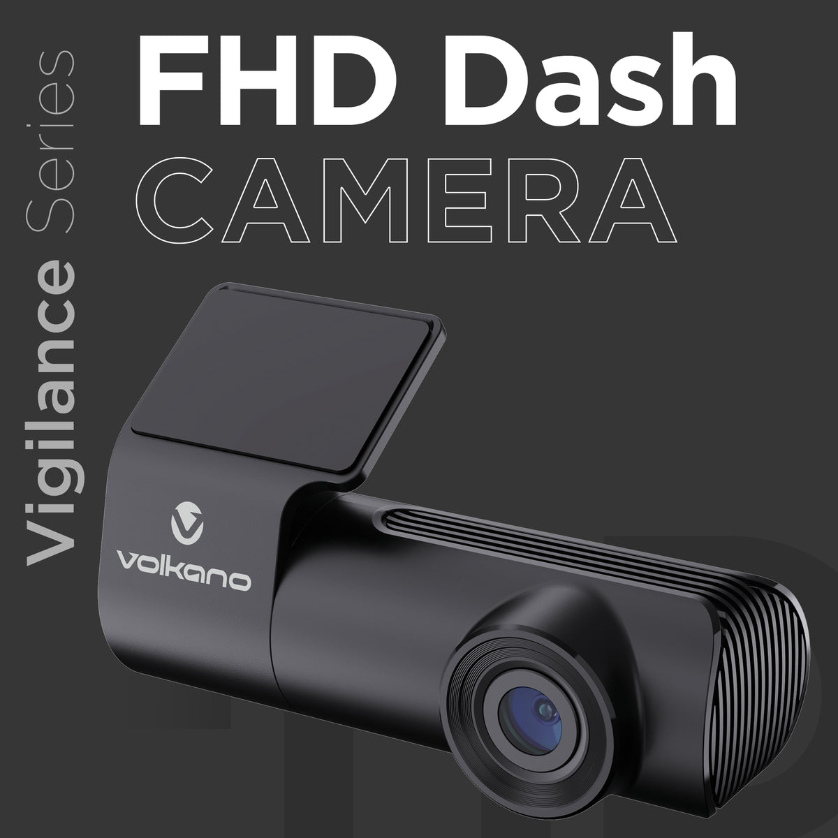 Volkano Vigilance series FHD Dash camera - Black