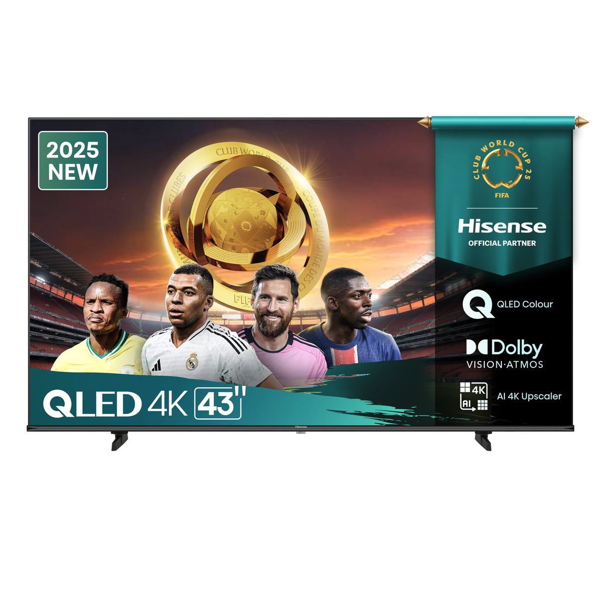 Hisense 43" E7Q 4K UHD QLED Smart TV with Dolby Vision (UNBOXED DEAL)