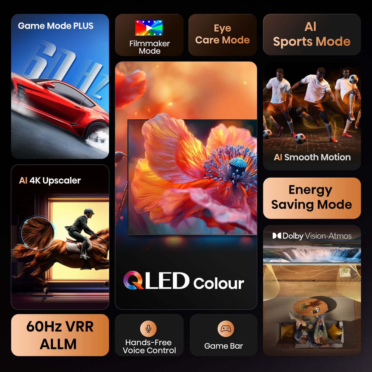Hisense 43" E7Q 4K UHD QLED Smart TV with Dolby Vision (UNBOXED DEAL)