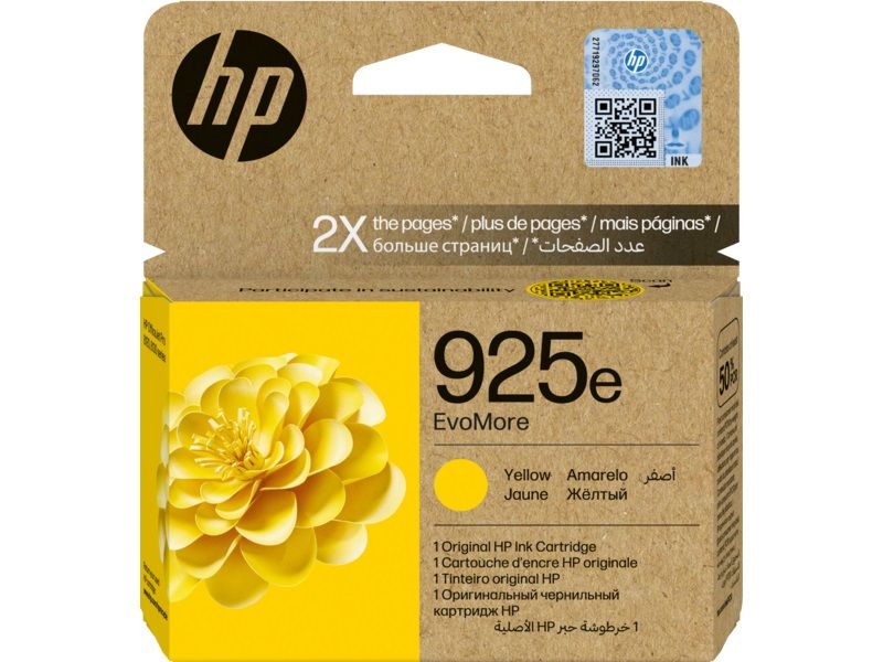HP 925e EvoMore Yellow Original Ink Cartridge