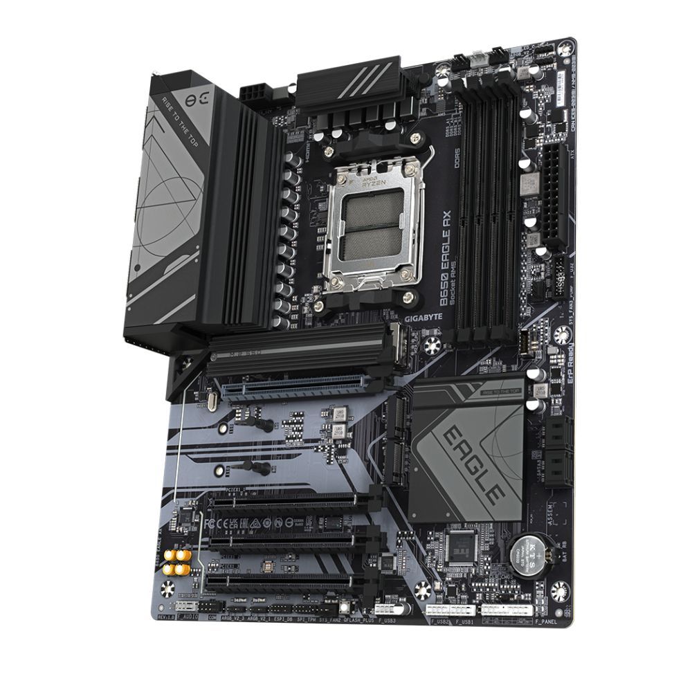 GIGABYTE AMD B650 EAGLE for 3rd/4th/5th Generation AMD Ryzen™ processors; 4x Dual DDR4; 3x M2; HDMI; DP.