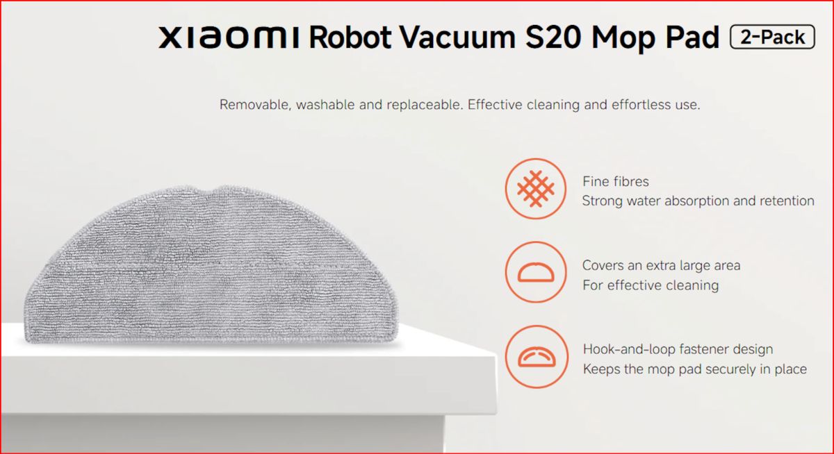 Xiaomi Robot Vacuum S20 Mop Pad
