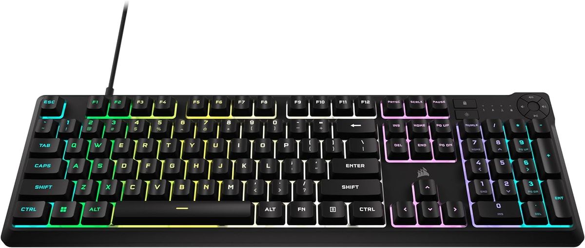 Corsair K55 CORE RGB Gaming Keyboard - Black