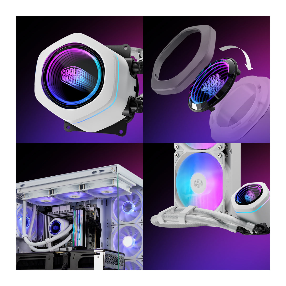 Cooler Master Master Liquid Core Nex 240 ARGB - White