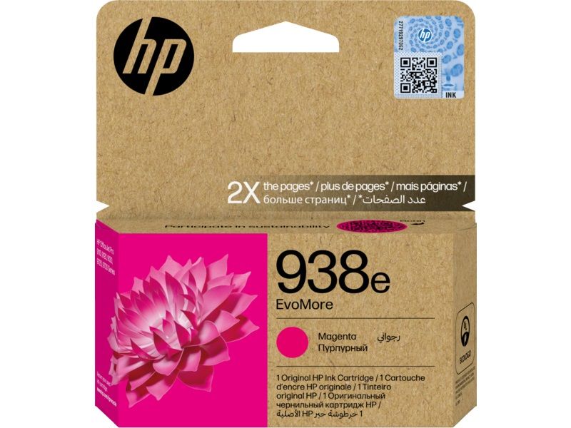 HP 938e EvoMore Magenta Original Ink Cartridge