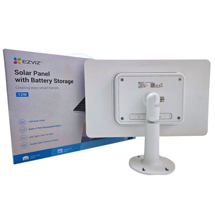 EZVIZ Solar Panel PBC12 (12W) Dual Output With Battery Backup
