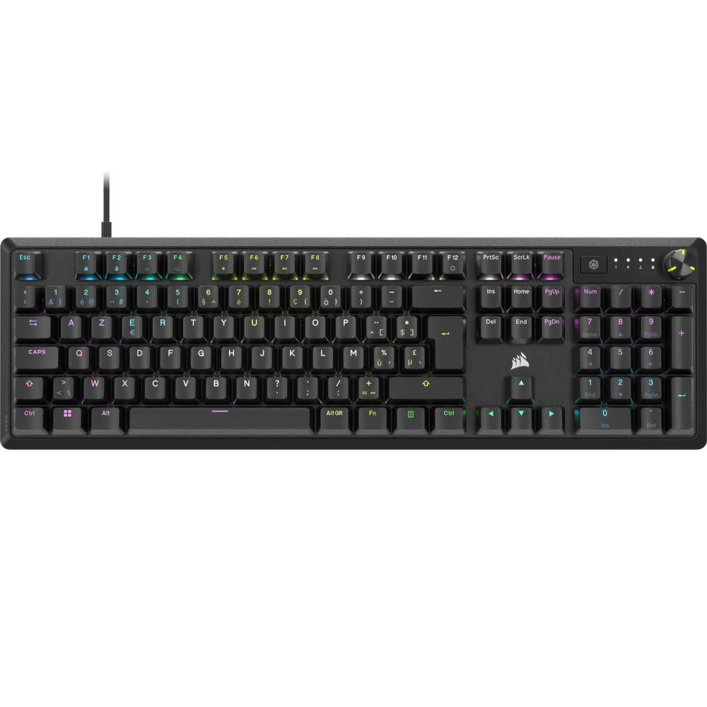 CORSAIR K70 CORE RGB Mechanical Gaming Keyboard - CORSAIR Red Linear Switches