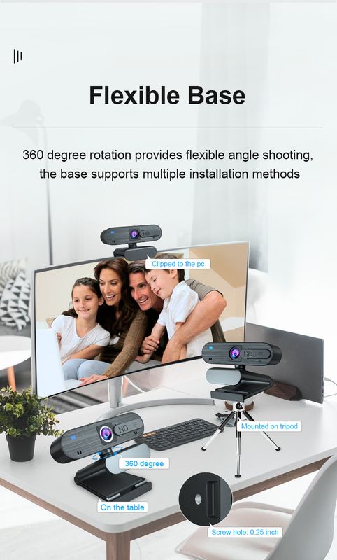 Boltex Full HD 1080p webcam with auto focus and 30 fps