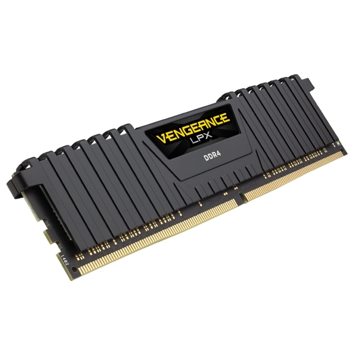 Corsair VENGEANCE® LPX 16GB (1 x 16GB) DDR4 DRAM 3000MHz C16 Memory Kit; 16-20-20-38; 1.2V; Black