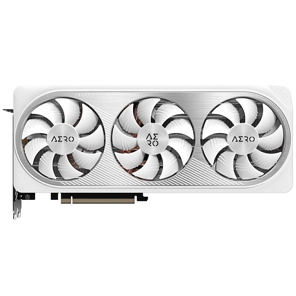 GIGABYTE nVidia GeForce® RTX 4070Ti SUPER AERO OC - 16G GDDR6X HDMIx1/DP x3.