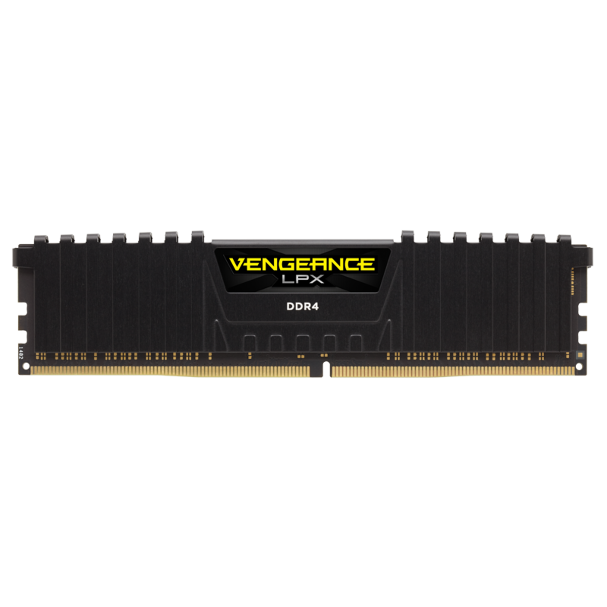 Corsair VENGEANCE® LPX 16GB (1 x 16GB) DDR4 DRAM 3000MHz C16 Memory Kit; 16-20-20-38; 1.2V; Black