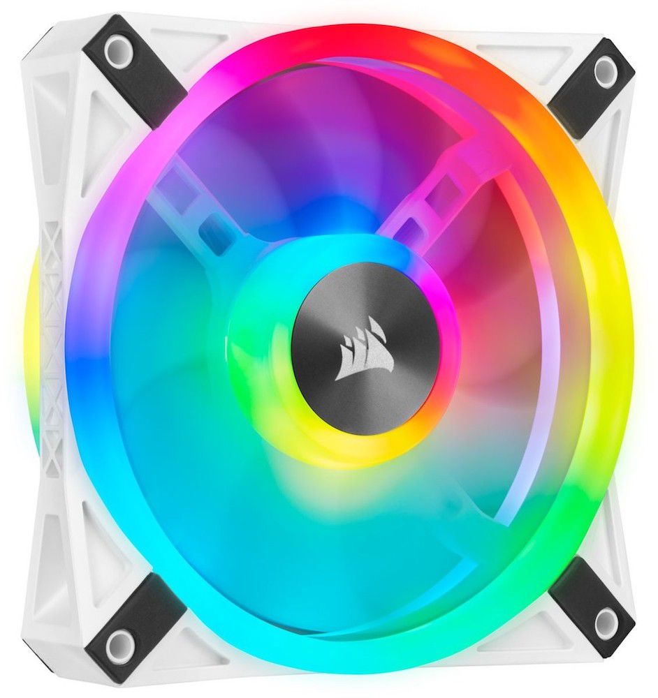 iCUE QL120 RGB 120mm PWM Single Fan - White
