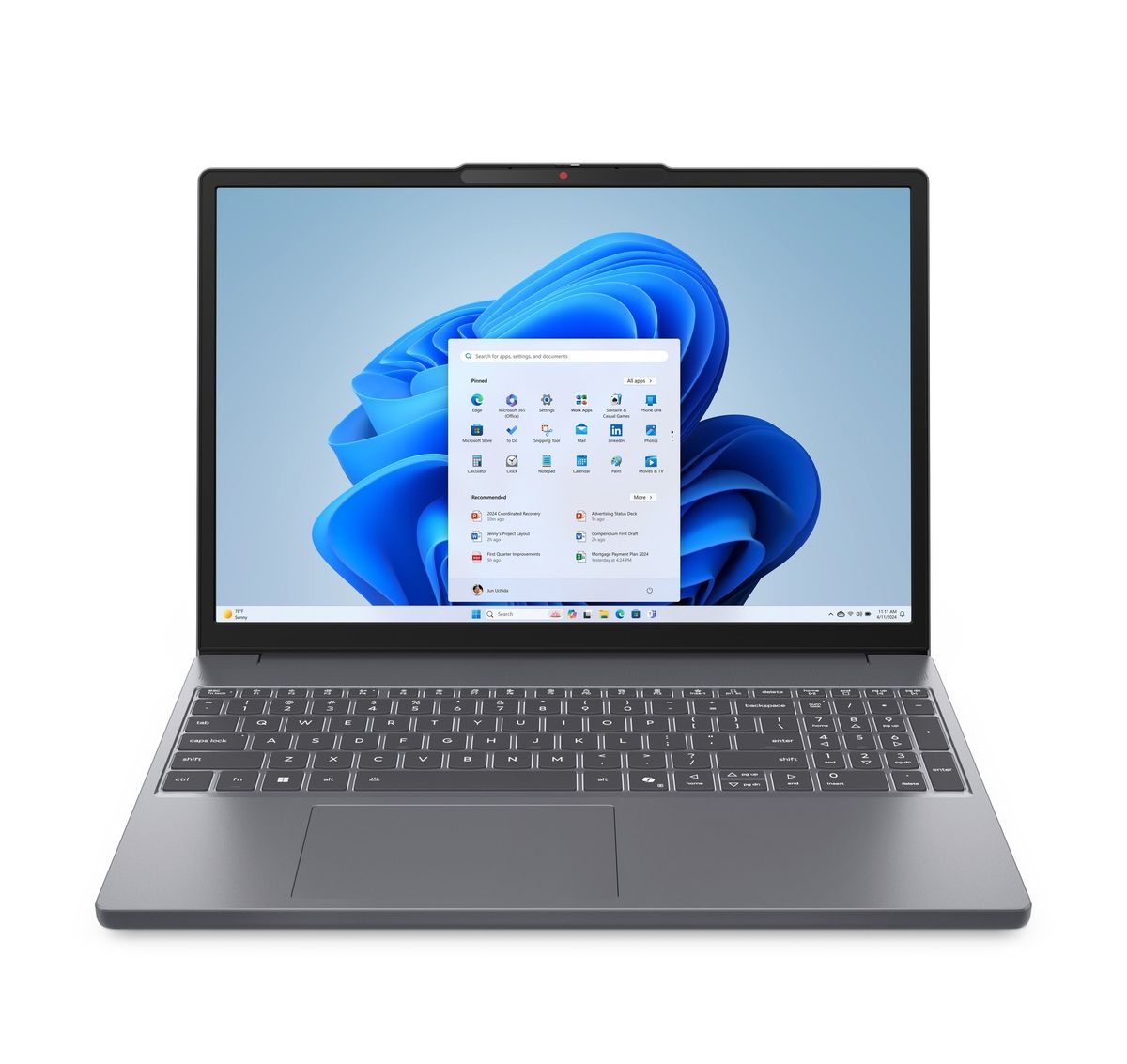 Lenovo IdeaPad Slim3 15IRH10 / 15.3" / WUXGA 1920x1200 / Grey / Intel i7-13620H / 16GB (8GB Soldered + 8GB SoDimm) / 512GB SSD M.2 2242 / Win11 Home / 1YRCI