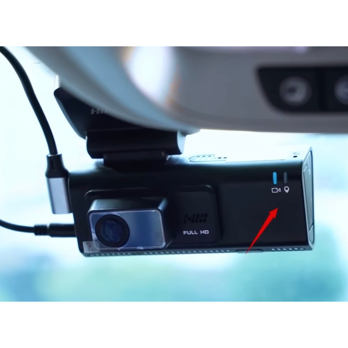 Hikvision V300 forward facing and cabin lens Dashcam