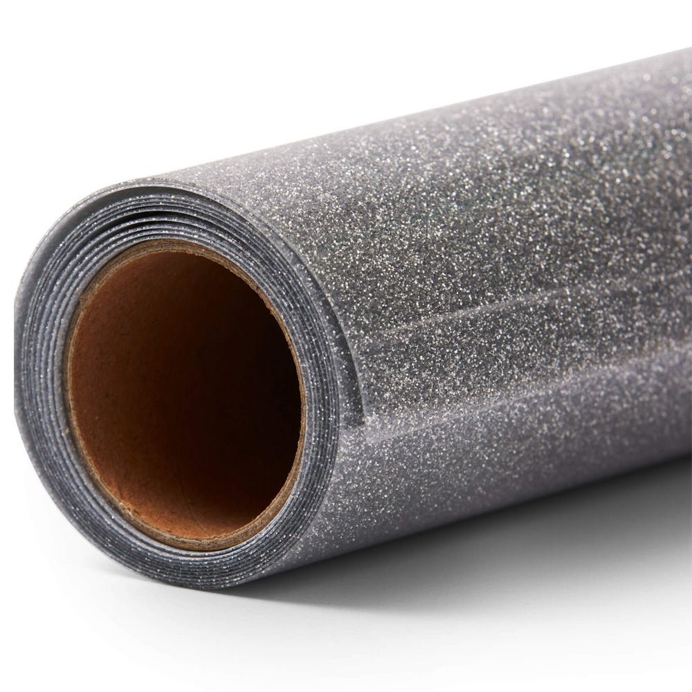 2009351 - Cricut Glitter Iron-On Vinyl 30.5x150cm 1-sheet Silver